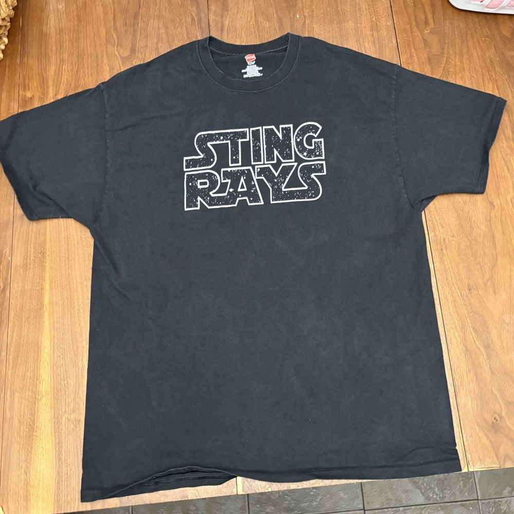 Hanes Black 'Sting Rays' Graphic Tee